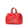 Miniatyrbild 2 av 10: Pre-owned Louis Vuitton Epi Speedy 25 Red