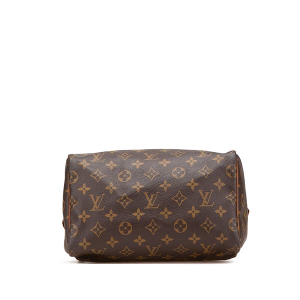 Pre-owned Louis Vuitton Monogram Speedy 25 Brown