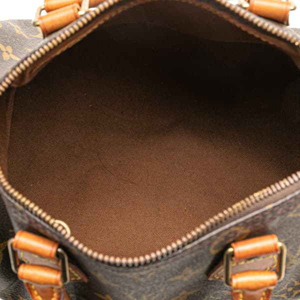 Pre-owned Louis Vuitton Monogram Speedy 25 Brown