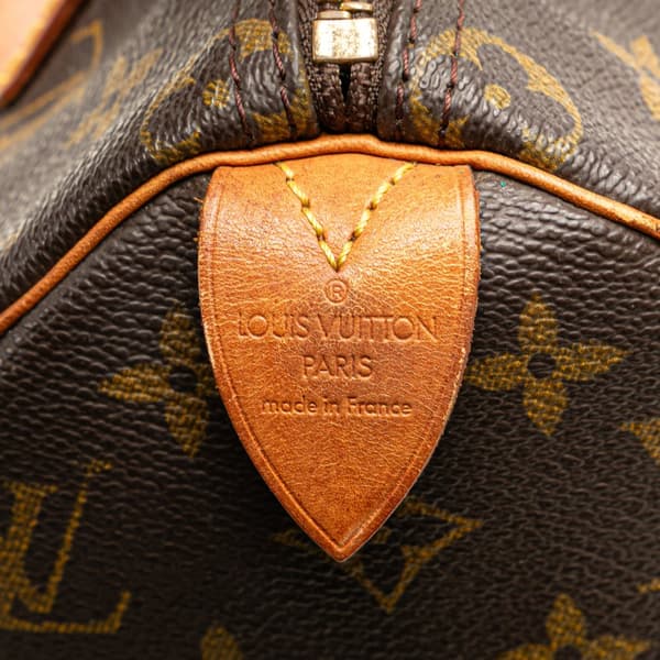 Pre-owned Louis Vuitton Monogram Speedy 25 Brown