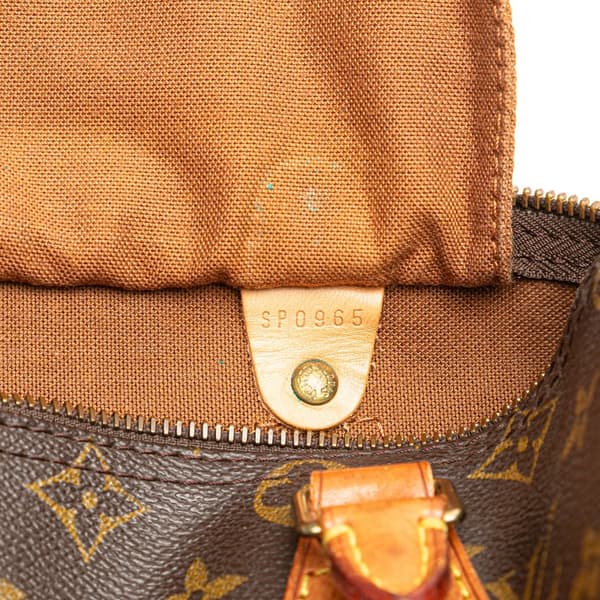 Pre-owned Louis Vuitton Monogram Speedy 25 Brown