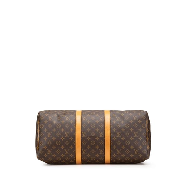 Pre-owned Louis Vuitton Monogram Keepall 50 Brown