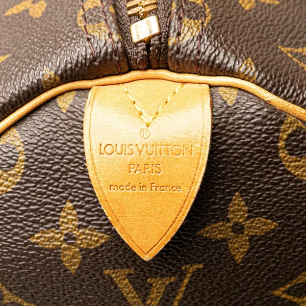 Pre-owned Louis Vuitton Monogram Keepall 50 Brown