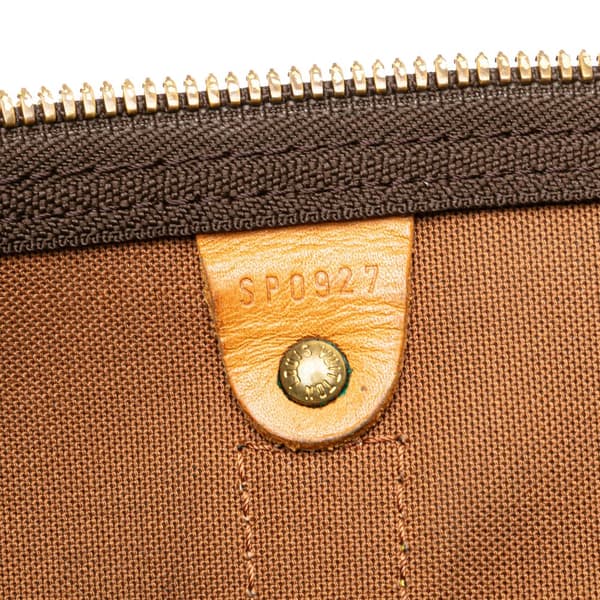 Pre-owned Louis Vuitton Monogram Keepall 50 Brown