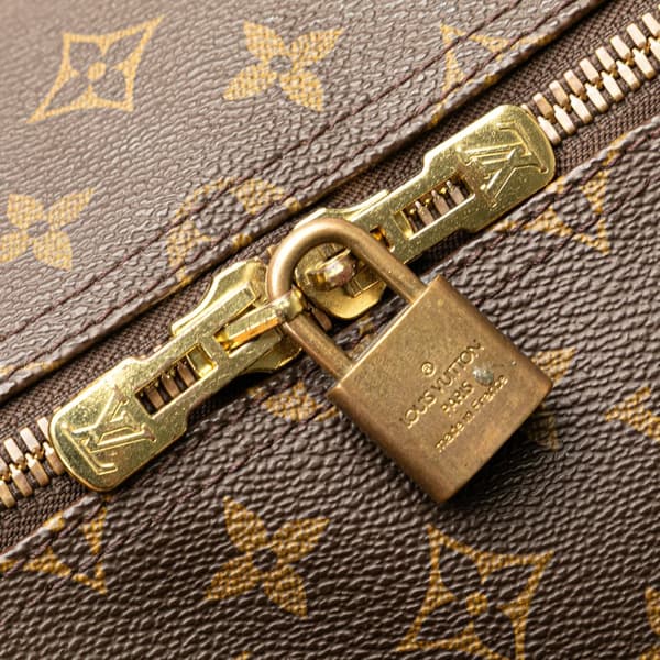 Pre-owned Louis Vuitton Monogram Keepall 50 Brown