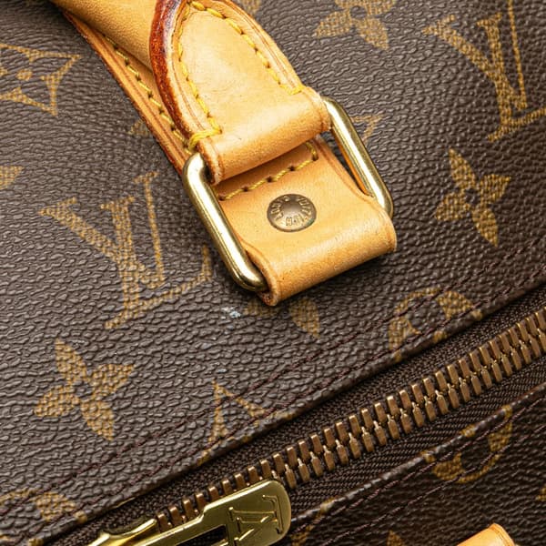 Pre-owned Louis Vuitton Monogram Keepall 50 Brown
