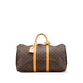 Miniatyrbild 1 av 10: Pre-owned Louis Vuitton Monogram Keepall 50 Brown