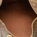 Miniatyrbild 4 av 10: Pre-owned Louis Vuitton Monogram Keepall Bandouliere 55 Brown