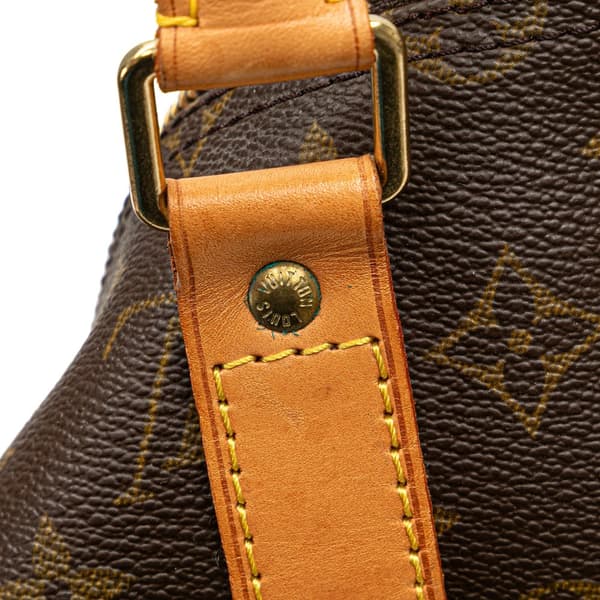 Pre-owned Louis Vuitton Monogram Keepall Bandouliere 55 Brown
