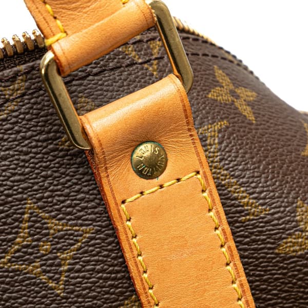 Pre-owned Louis Vuitton Monogram Keepall Bandouliere 55 Brown