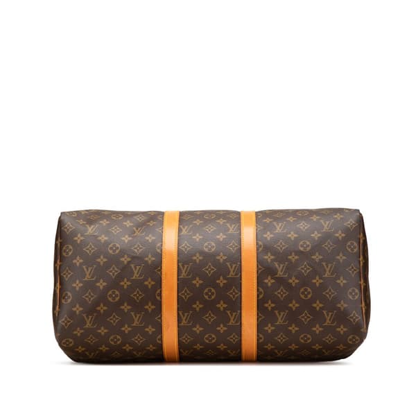 Pre-owned Louis Vuitton Monogram Keepall 50 Brown