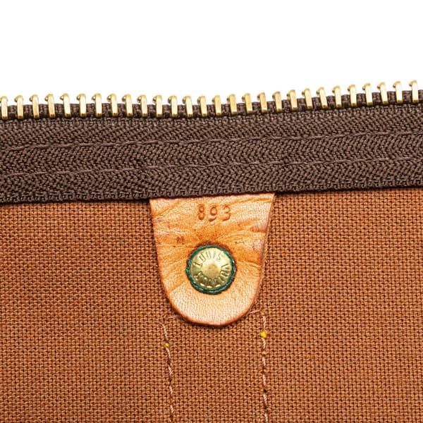 Pre-owned Louis Vuitton Monogram Keepall 50 Brown
