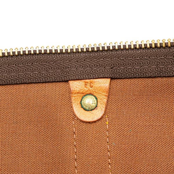 Pre-owned Louis Vuitton Monogram Keepall 50 Brown