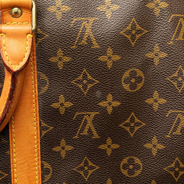 Pre-owned Louis Vuitton Monogram Keepall 50 Brown