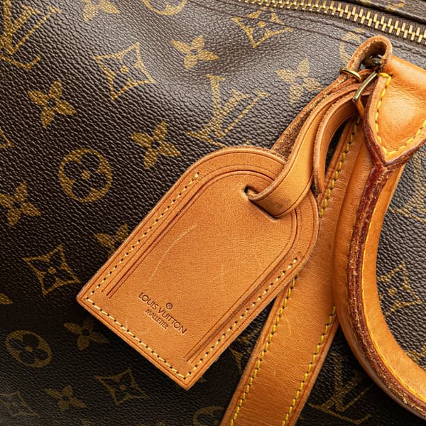 Pre-owned Louis Vuitton Monogram Keepall 50 Brown