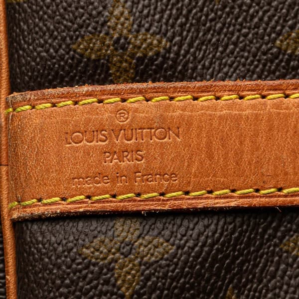 Pre-owned Louis Vuitton Monogram Keepall Bandouliere 60 Brown