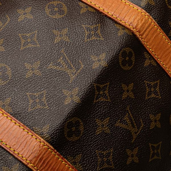Pre-owned Louis Vuitton Monogram Keepall Bandouliere 60 Brown