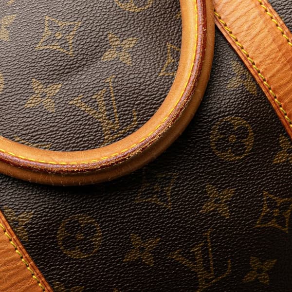 Pre-owned Louis Vuitton Monogram Keepall Bandouliere 60 Brown