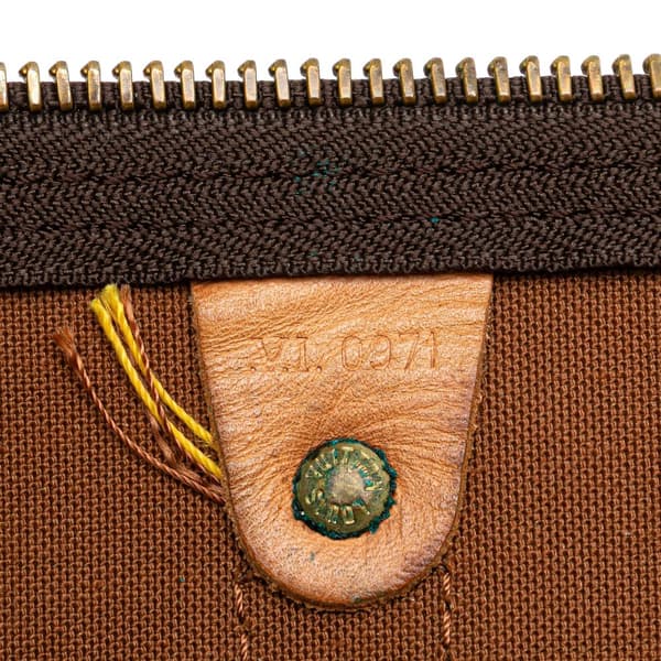 Pre-owned Louis Vuitton Monogram Keepall Bandouliere 60 Brown