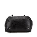 Miniatyrbillede 3 af 10: Pre-owned LOEWE Embossed Leather Canela Boston Bag Black