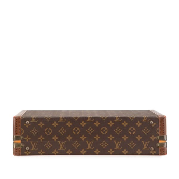 Pre-owned Louis Vuitton Monogram Super President Trunk Brown