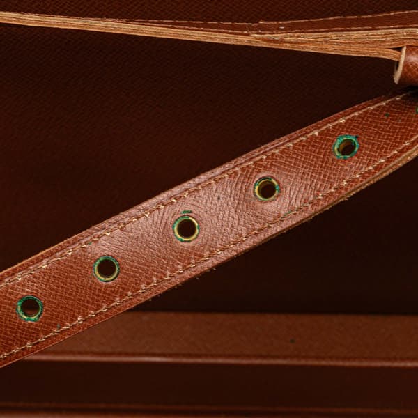 Pre-owned Louis Vuitton Monogram Super President Trunk Brown