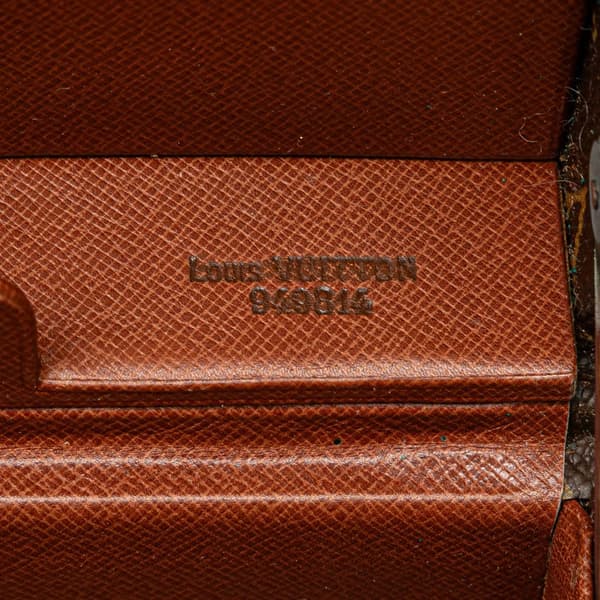Pre-owned Louis Vuitton Monogram Super President Trunk Brown