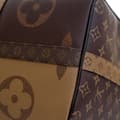 Miniatyrbild 7 av 10: Pre-owned Louis Vuitton Monogram Giant Reverse Keepall Bandouliere 45 Brown