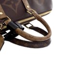 Miniatyrbild 10 av 10: Pre-owned Louis Vuitton Monogram Giant Reverse Keepall Bandouliere 45 Brown