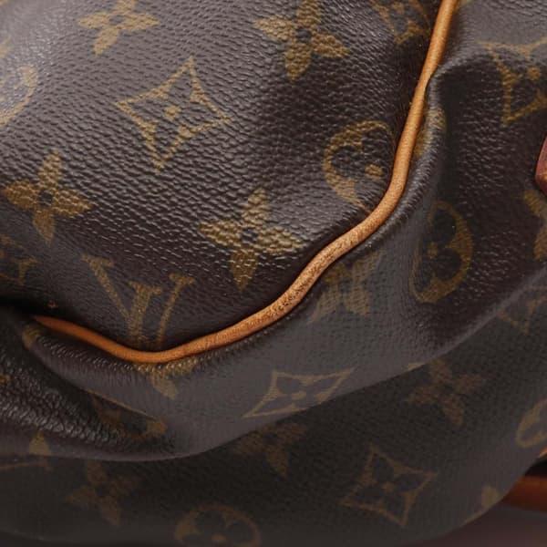 Pre-owned Louis Vuitton Monogram Saumur 43 Brown