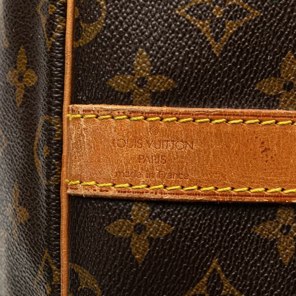 Pre-owned Louis Vuitton Monogram Keepall Bandouliere 55 Brown
