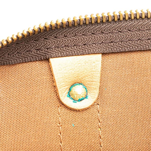 Pre-owned Louis Vuitton Monogram Keepall Bandouliere 55 Brown