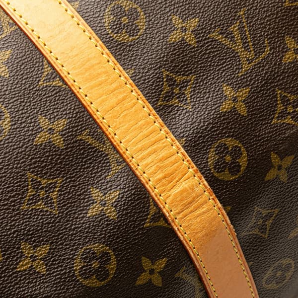 Pre-owned Louis Vuitton Monogram Keepall 55 Brown