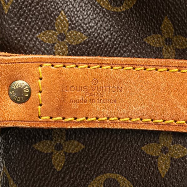 Pre-owned Louis Vuitton Monogram Keepall Bandouliere 55 Brown