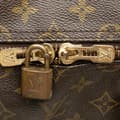 Miniatyrbild 6 av 9: Pre-owned Louis Vuitton Monogram Keepall Bandouliere 55 Brown
