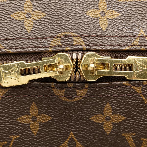 Pre-owned Louis Vuitton Monogram Keepall 50 Brown