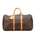 Pikkukuva 1 / 10: Pre-owned Louis Vuitton Monogram Keepall 50 Brown
