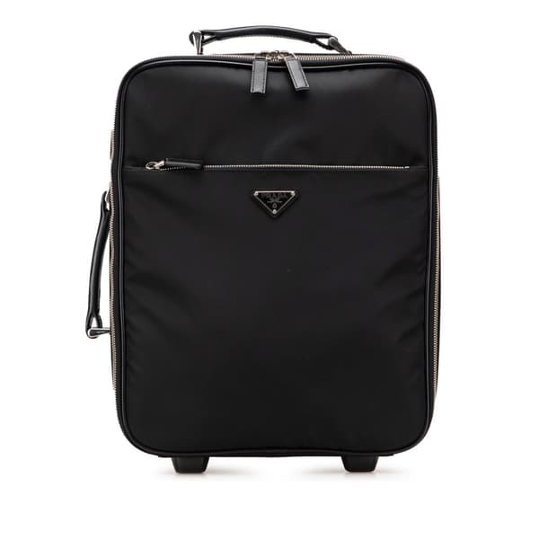 Pre-owned Prada Tessuto Travel Bag Black