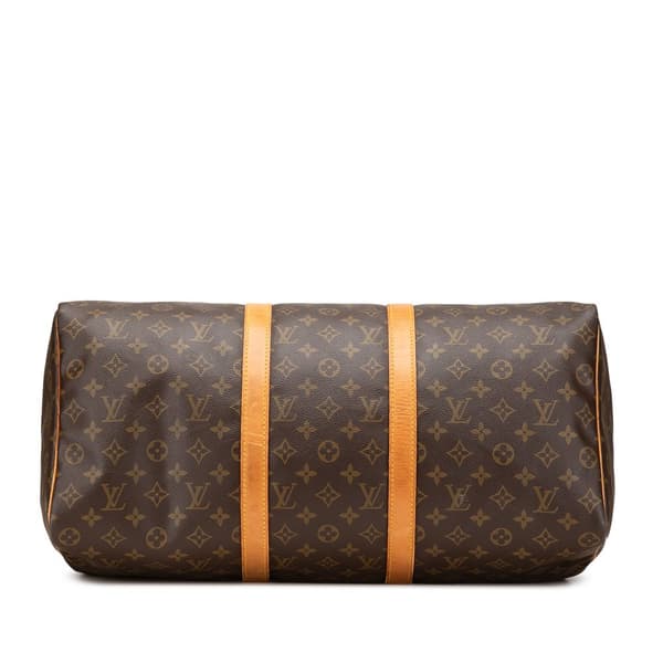 Pre-owned Louis Vuitton Monogram Keepall 50 Brown