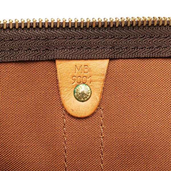 Pre-owned Louis Vuitton Monogram Keepall 50 Brown