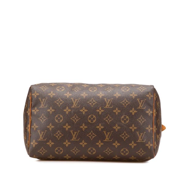 Pre-owned Louis Vuitton Monogram Speedy 30 Brown