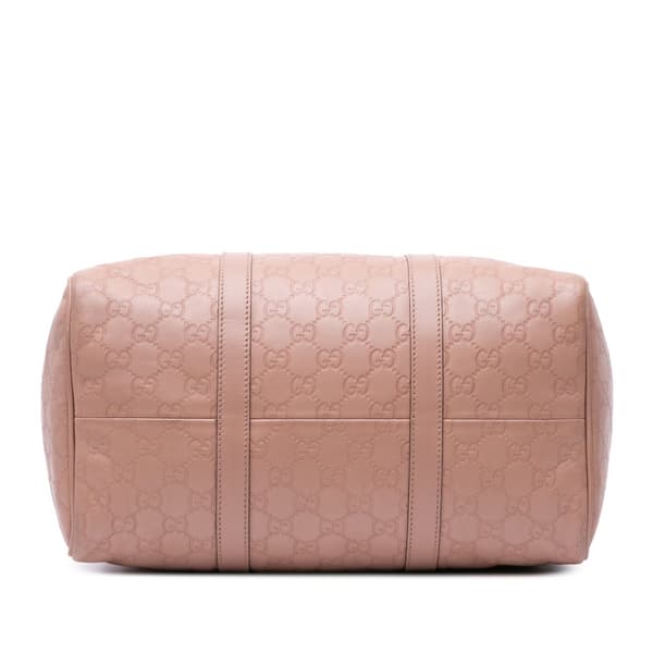 Pre-owned Gucci Medium Guccissima Joy Boston Bag Pink