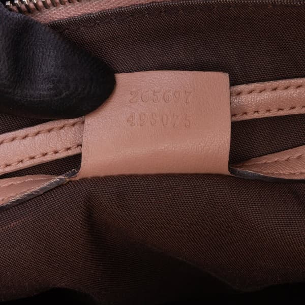 Pre-owned Gucci Medium Guccissima Joy Boston Bag Pink