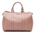 Miniatyrbild 1 av 9: Pre-owned Gucci Medium Guccissima Joy Boston Bag Pink