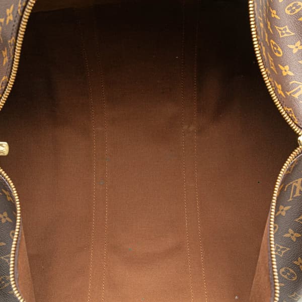 Pre-owned Louis Vuitton Monogram Keepall 55 Brown