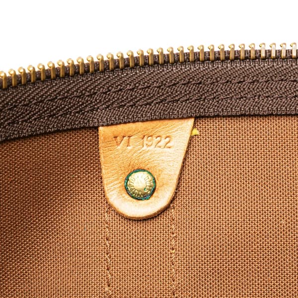 Pre-owned Louis Vuitton Monogram Keepall 55 Brown
