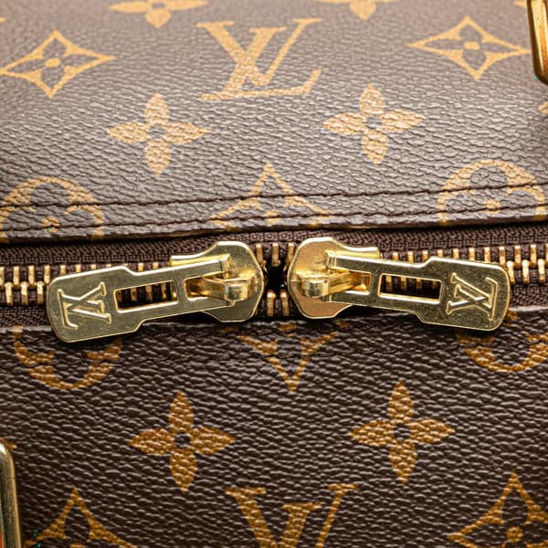 Pre-owned Louis Vuitton Monogram Keepall 55 Brown
