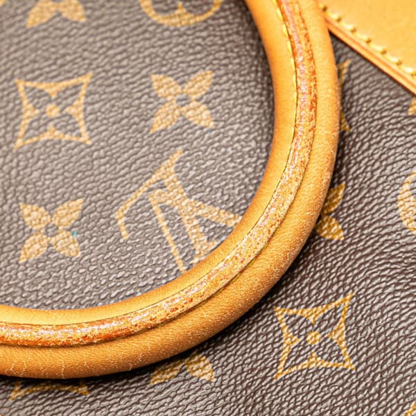 Pre-owned Louis Vuitton Monogram Keepall 55 Brown