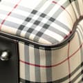 Miniatyrbild 10 av 10: Pre-owned Burberry House Check Canvas Travel Bag Brown