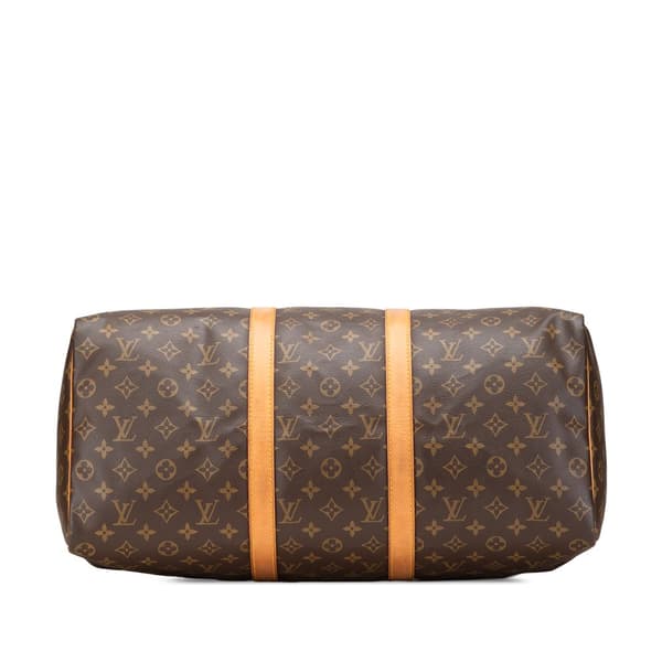 Pre-owned Louis Vuitton Monogram Keepall 50 Brown